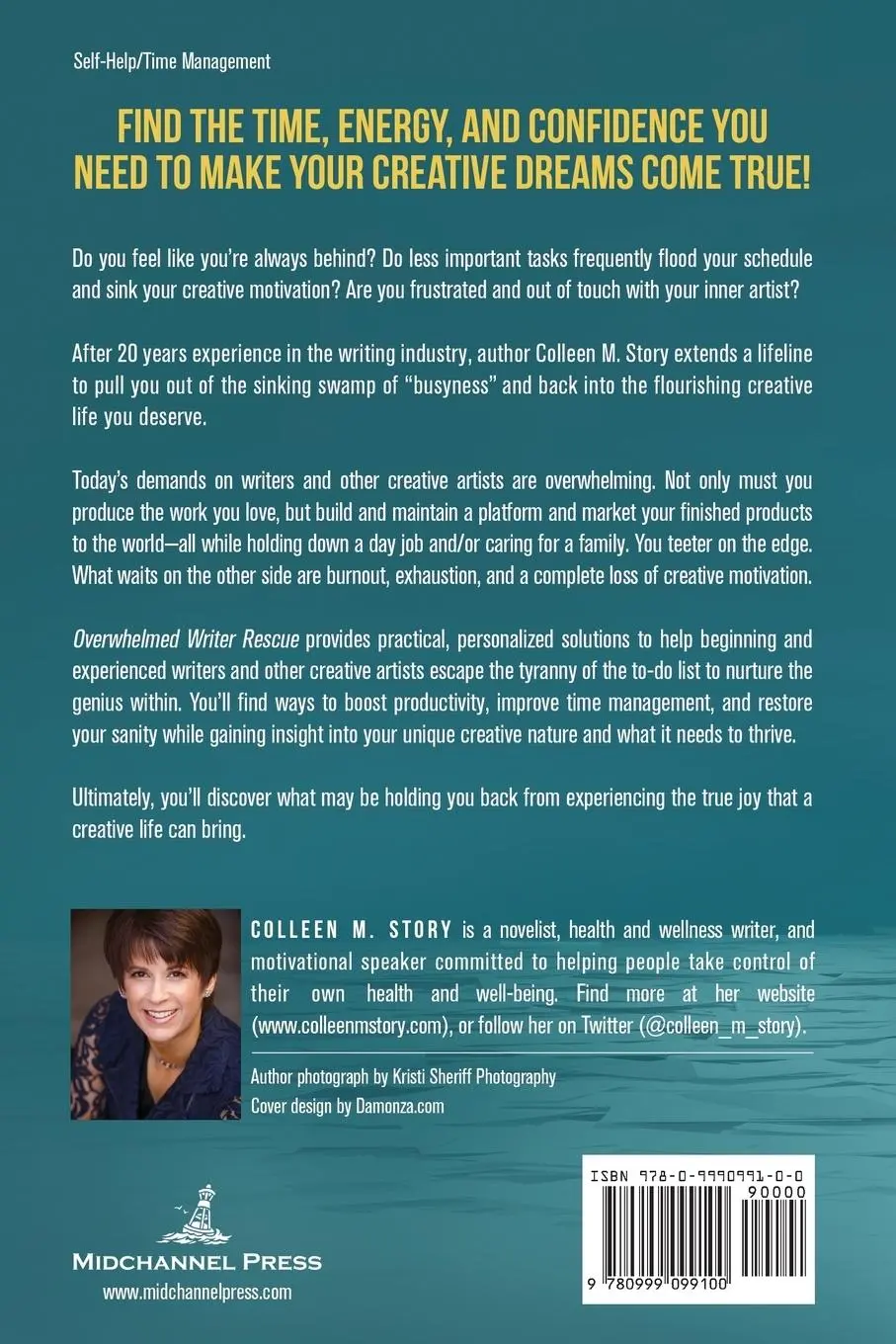 Rückseite: 9780999099100 | Overwhelmed Writer Rescue | Colleen M Story | Taschenbuch | Englisch