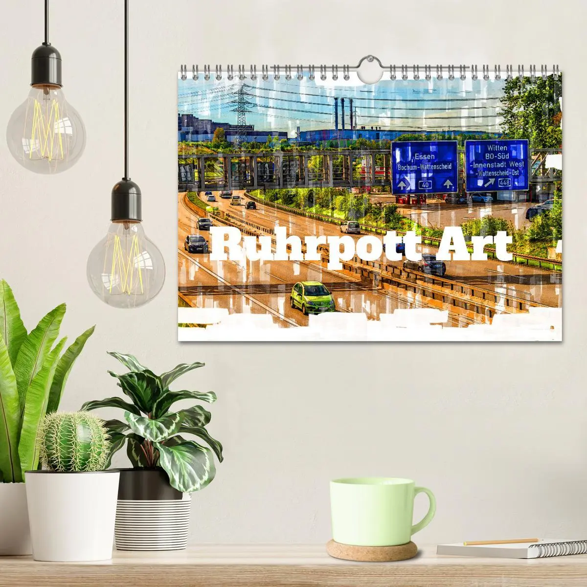 Bild: 9783457309100 | Ruhrpott Art (Wandkalender 2026 DIN A4 quer), CALVENDO Monatskalender