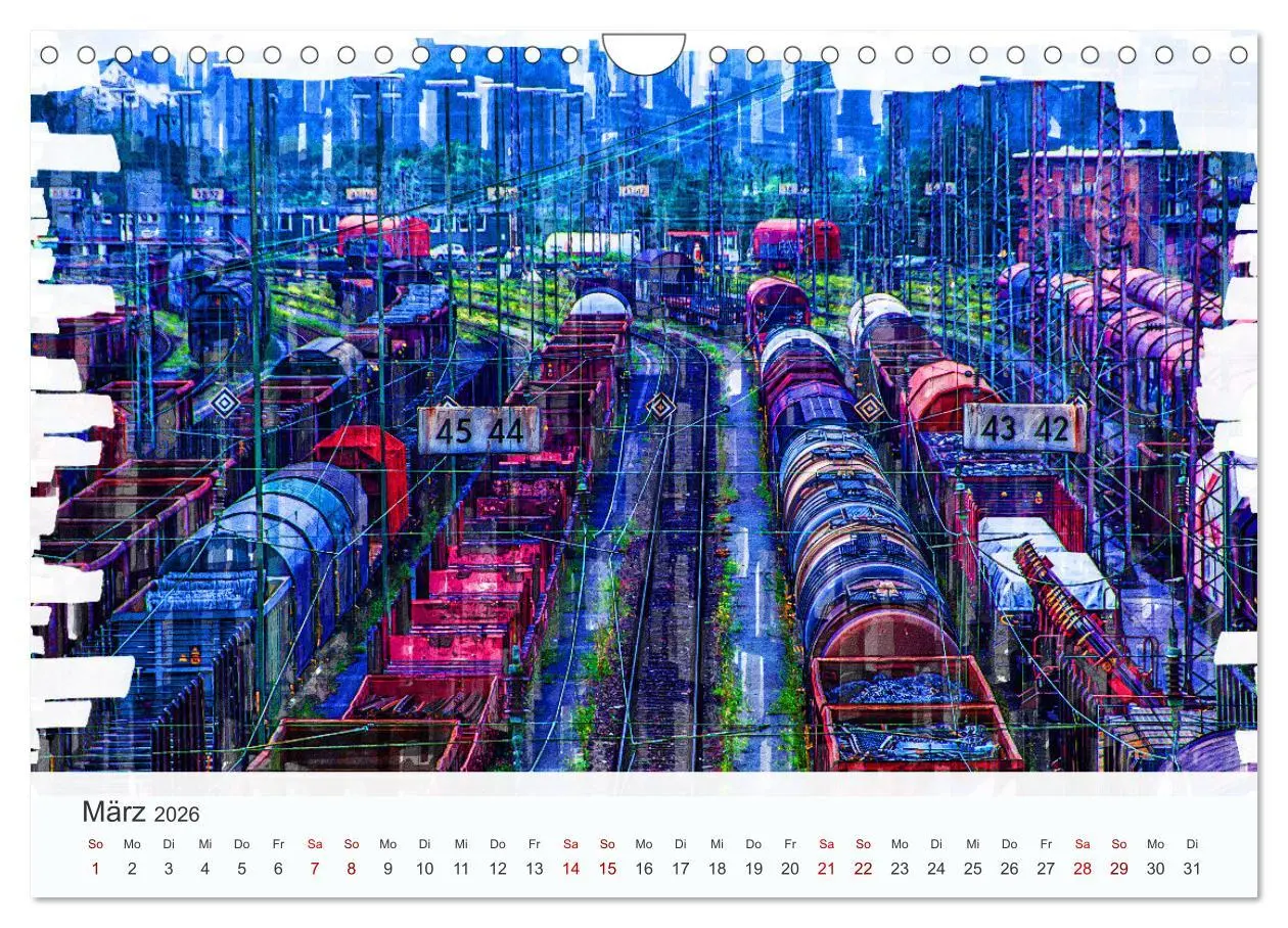 Bild: 9783457309100 | Ruhrpott Art (Wandkalender 2026 DIN A4 quer), CALVENDO Monatskalender
