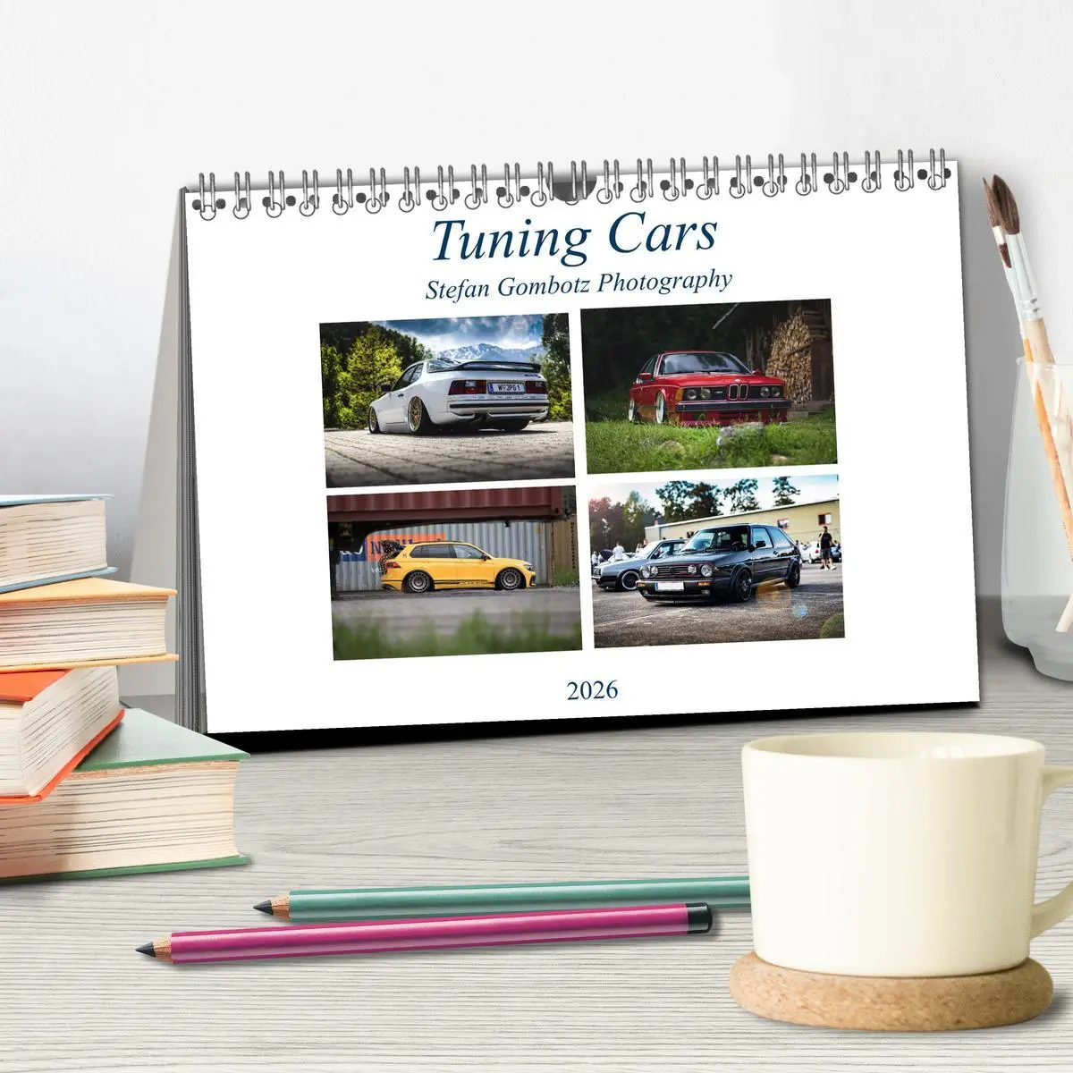 Bild: 9783457929100 | Tuning Cars (Tischkalender 2026 DIN A5 quer), CALVENDO Monatskalender