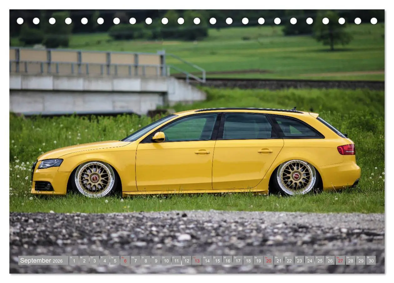 Bild: 9783457929100 | Tuning Cars (Tischkalender 2026 DIN A5 quer), CALVENDO Monatskalender