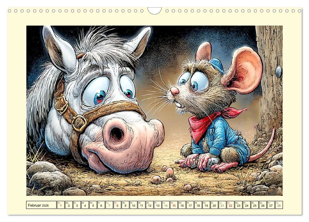 Bild: 9783516709100 | Wiehern garantiert. Der verrückte Pferde-Cartoon-Spaß (Wandkalender...