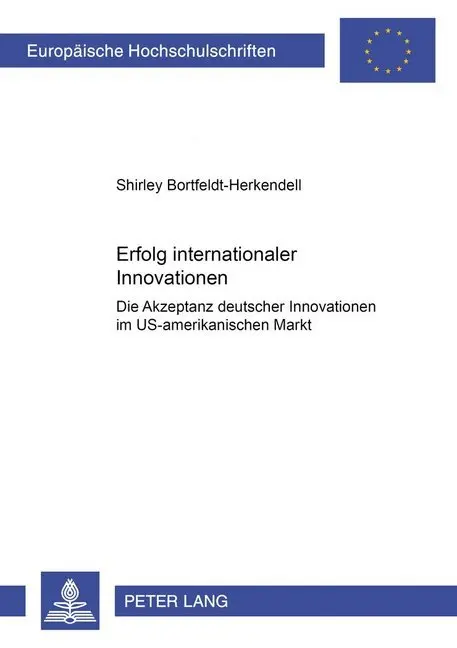 Cover: 9783631549100 | Erfolg internationaler Innovationen | Shirley Bortfeldt-Herkendell