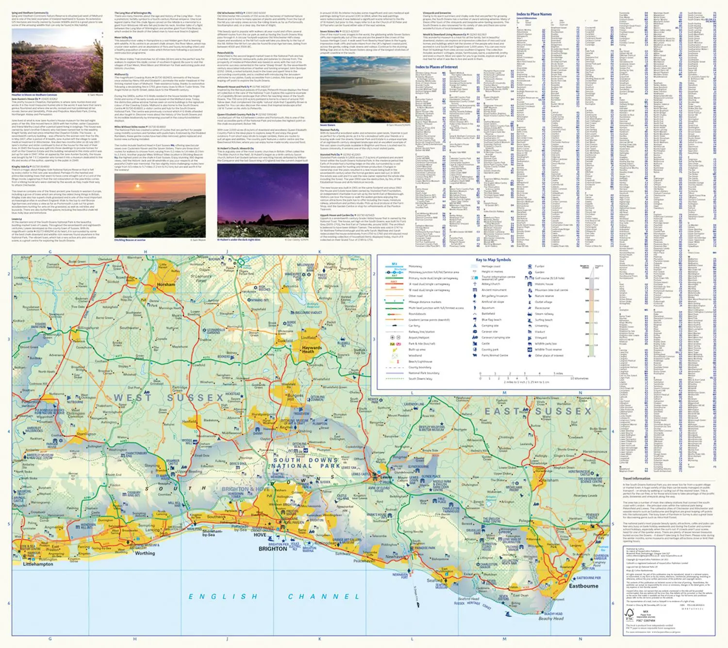 Bild: 9780008439200 | South Downs National Park Pocket Map | National Parks Uk (u. a.)