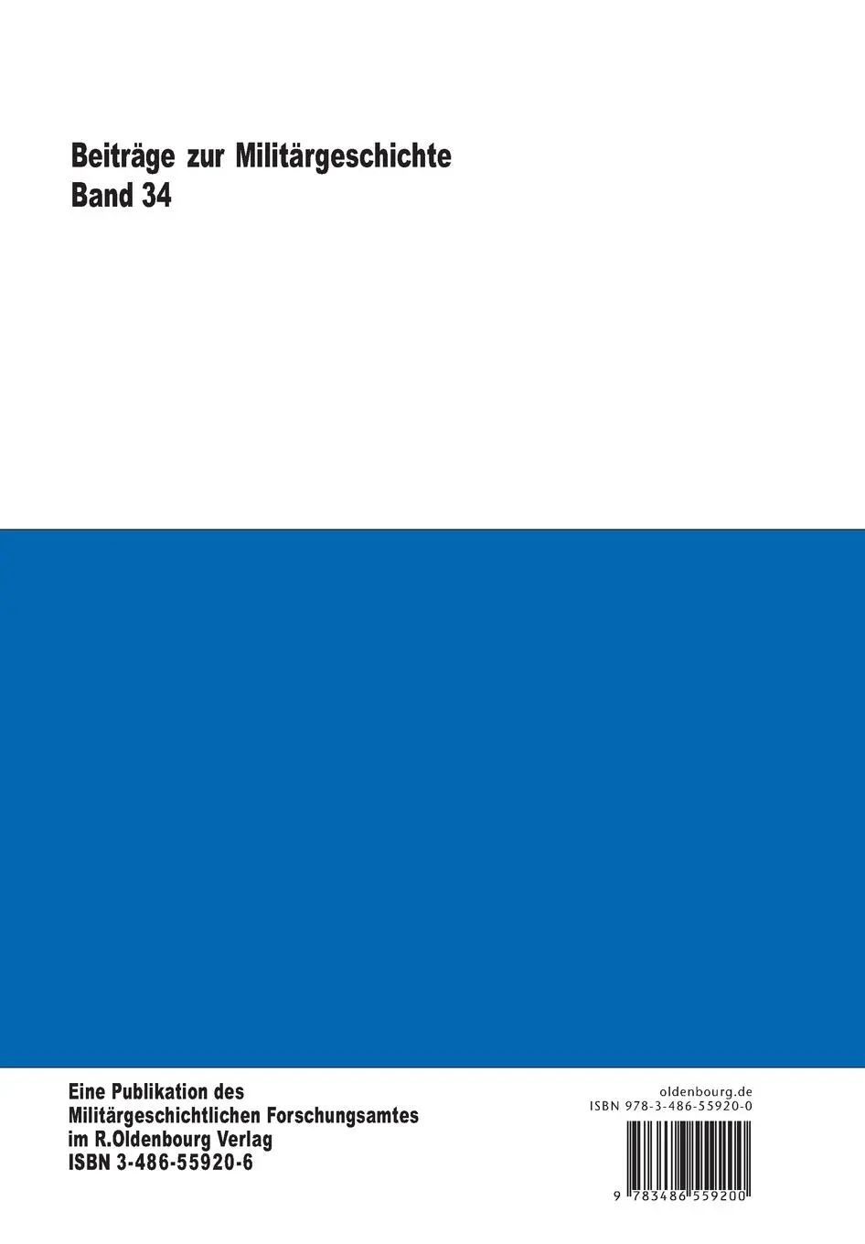 Rückseite: 9783486559200 | Militär, Staat und Gesellschaft. | Wilhelm Deist | Taschenbuch | XV
