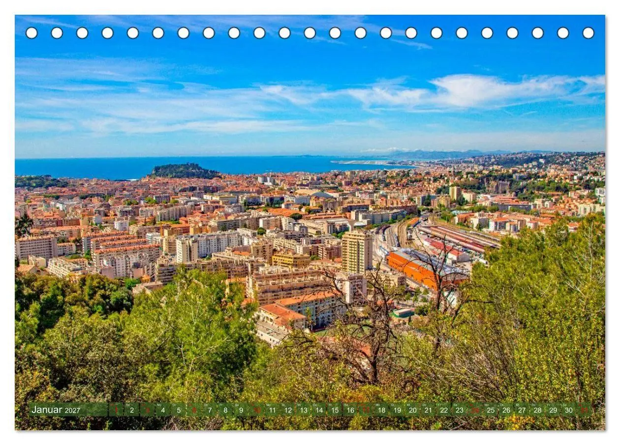 Bild: 9783516869200 | Zauber der Côte d'Azur (Tischkalender 2027 DIN A5 quer), CALVENDO...