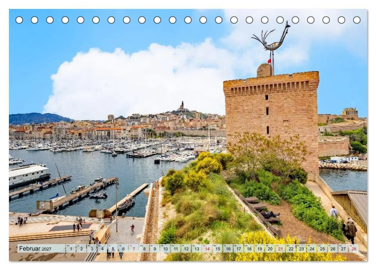 Bild: 9783516869200 | Zauber der Côte d'Azur (Tischkalender 2027 DIN A5 quer), CALVENDO...