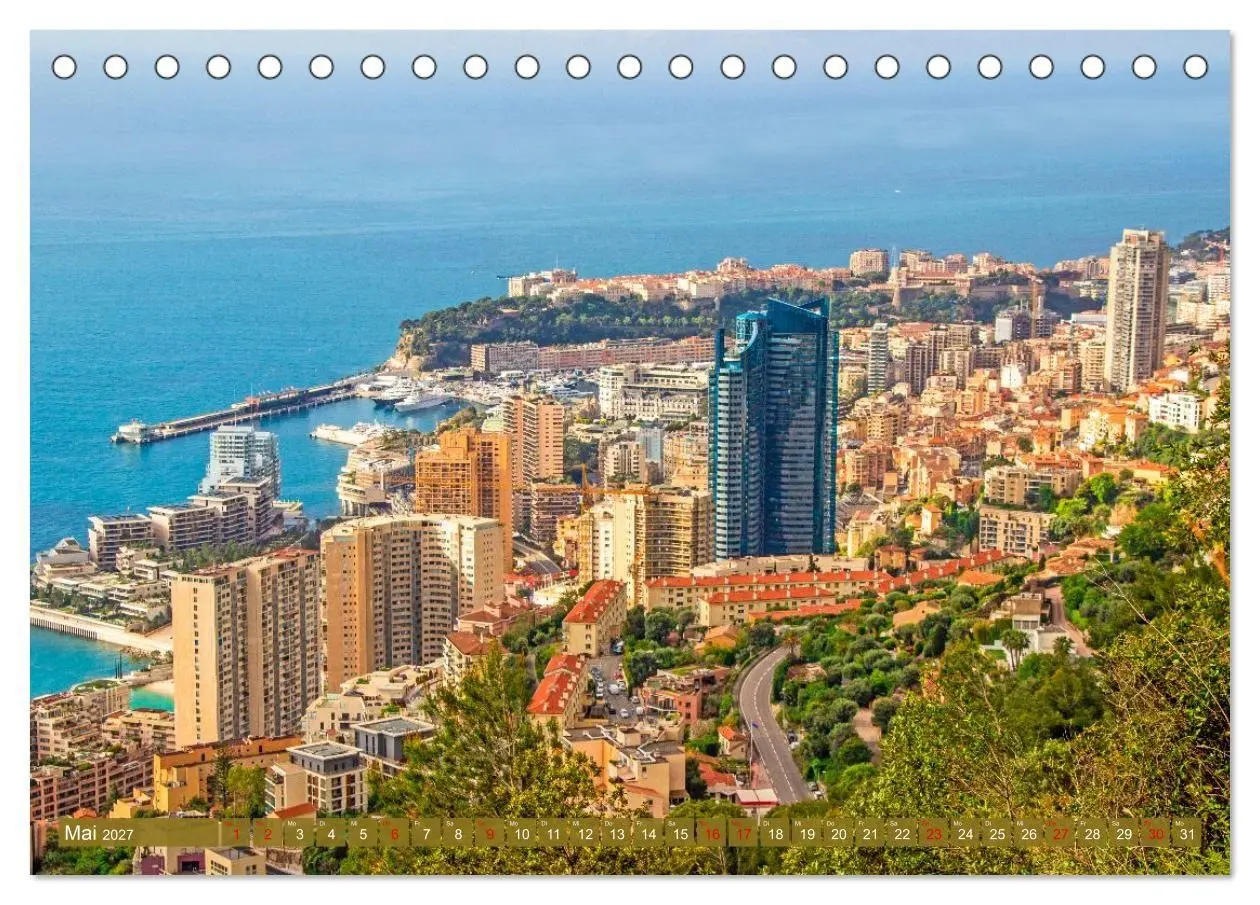 Bild: 9783516869200 | Zauber der Côte d'Azur (Tischkalender 2027 DIN A5 quer), CALVENDO...