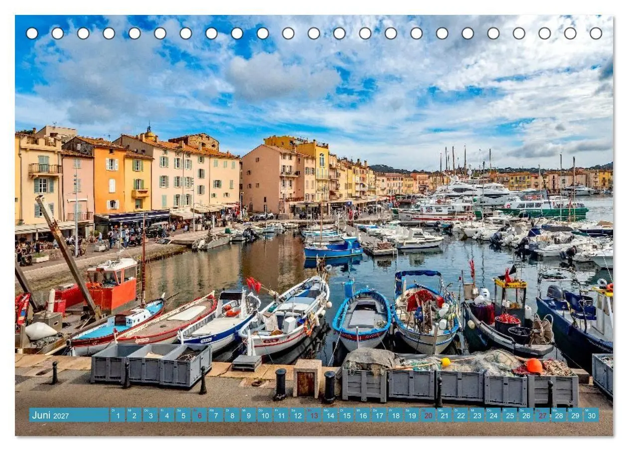 Bild: 9783516869200 | Zauber der Côte d'Azur (Tischkalender 2027 DIN A5 quer), CALVENDO...