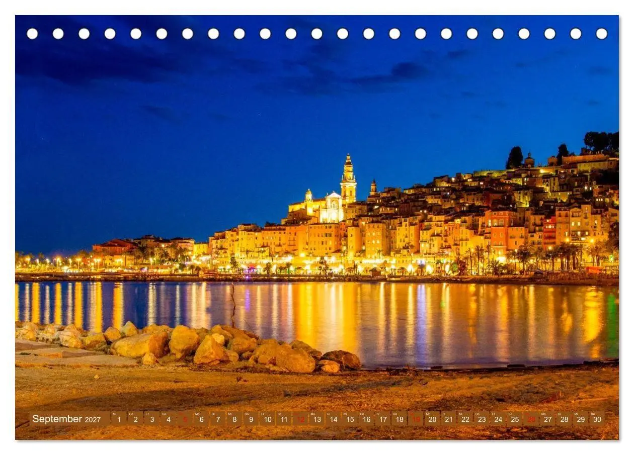 Bild: 9783516869200 | Zauber der Côte d'Azur (Tischkalender 2027 DIN A5 quer), CALVENDO...