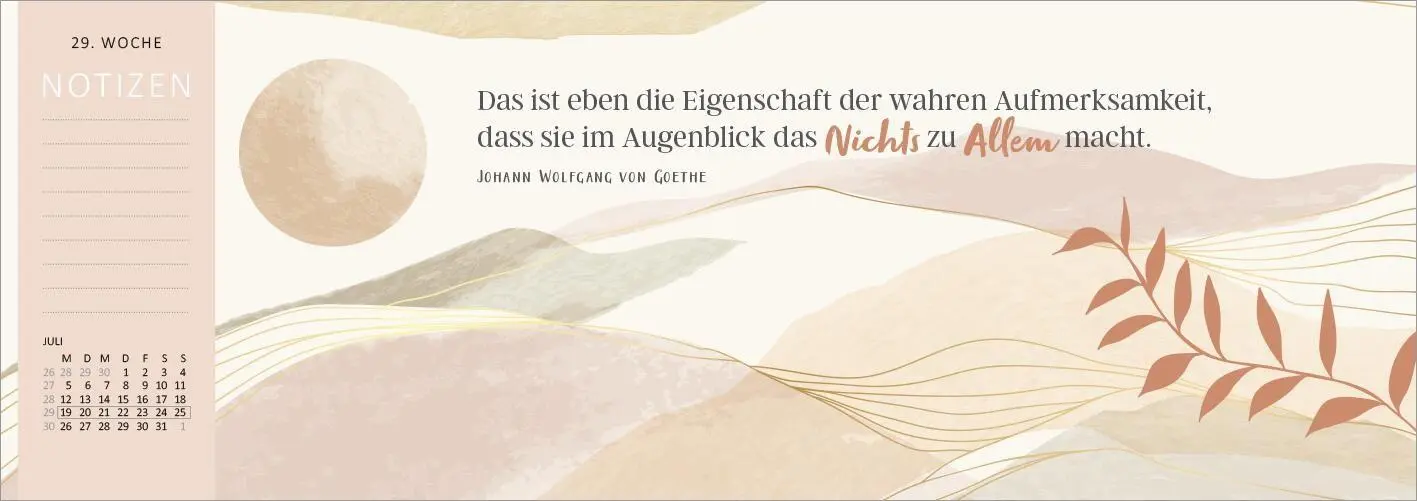 Bild: 4014489139300 | Tischkalender Einatmen. Ausatmen. Lächeln. 2027 | Kalender | 128 S.