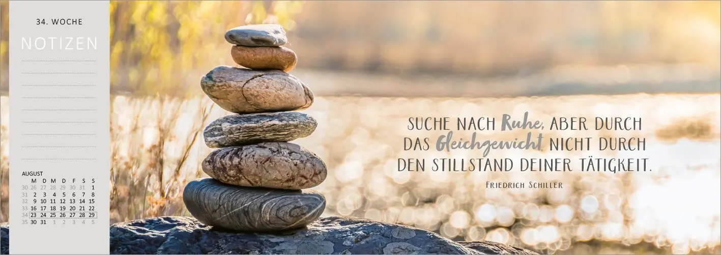 Bild: 4014489139300 | Tischkalender Einatmen. Ausatmen. Lächeln. 2027 | Kalender | 128 S.