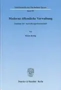 Cover: 9783428129300 | Moderne öffentliche Verwaltung | Klaus König | Buch | XV | Deutsch