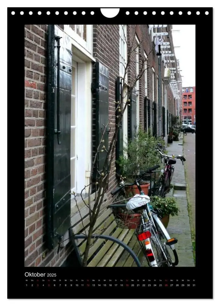 Bild: 9783457079300 | Amsterdam (Wandkalender 2025 DIN A4 hoch), CALVENDO Monatskalender