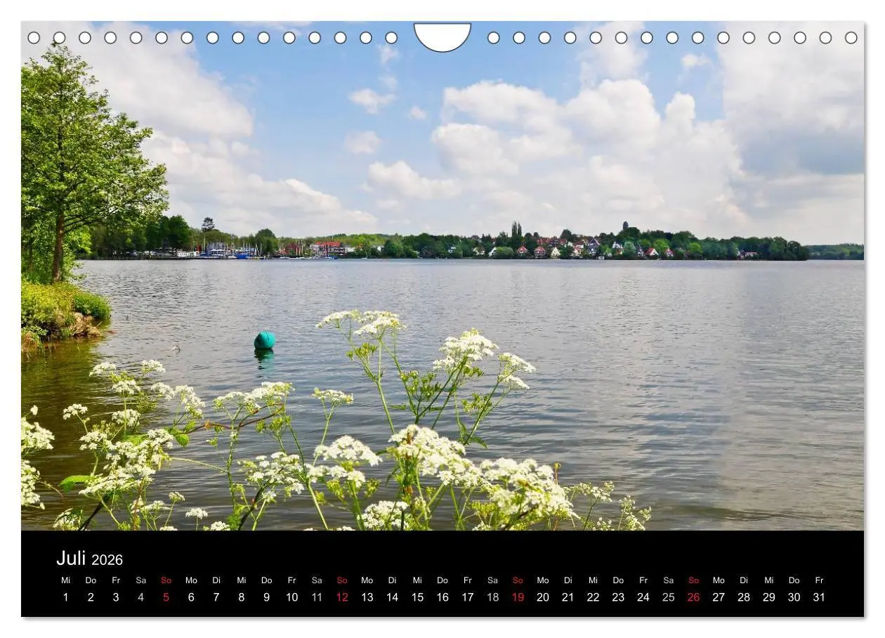 Bild: 9783516169300 | Plön - die Stadt am See (Wandkalender 2026 DIN A4 quer), CALVENDO...