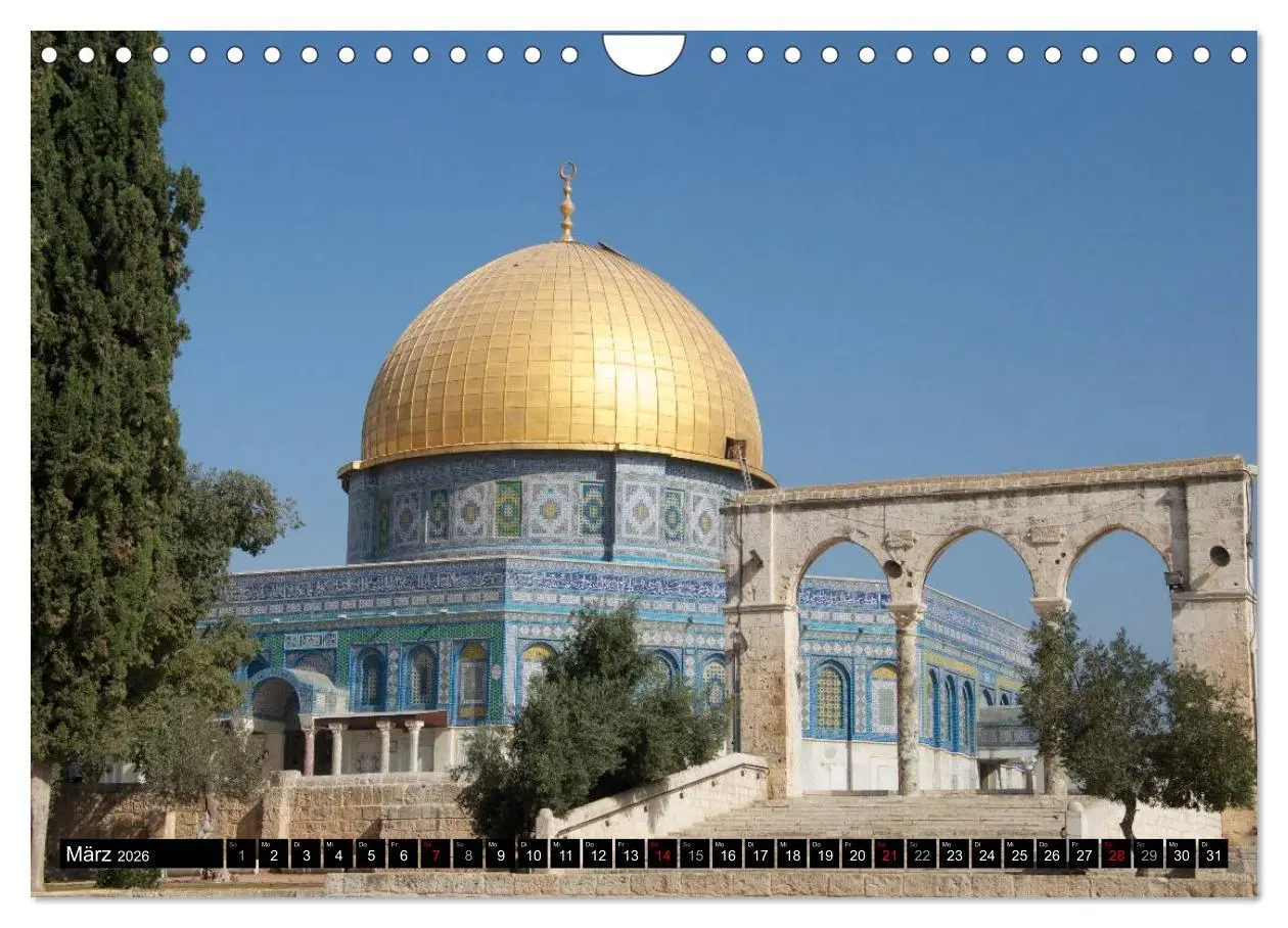Bild: 9783516239300 | Israel Heute (Wandkalender 2026 DIN A4 quer), CALVENDO Monatskalender