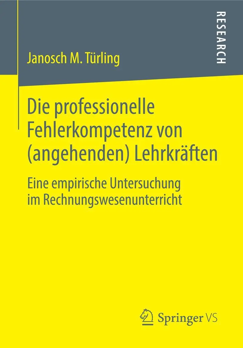 Cover: 9783658049300 | Die professionelle Fehlerkompetenz von (angehenden) Lehrkräften | Buch