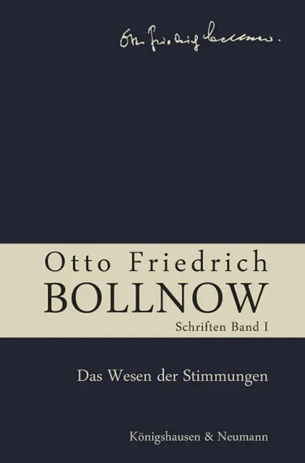Cover: 9783826039300 | Das Wesen der Stimmungen | Otto Fr. Bollnow | Taschenbuch | 248 S.