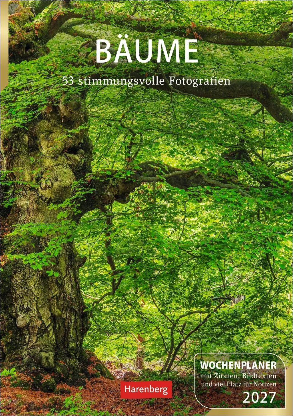 Cover: 9783840039300 | Bäume Wochenplaner 2027 - 53 stimmungsvolle Fotografien | Kalender