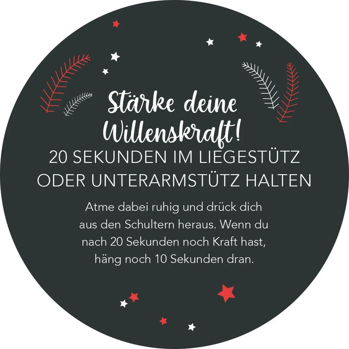 Bild: 9783845849300 | Adventskalender in der Dose. Fit im Advent | 24 Übungen für jeden Tag