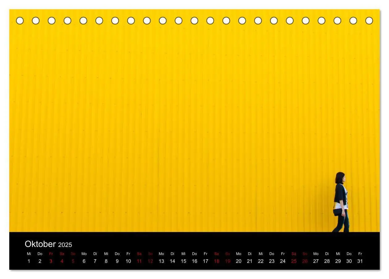Bild: 9783435429400 | Gelb. Gelb. Gelb. (Tischkalender 2025 DIN A5 quer), CALVENDO...