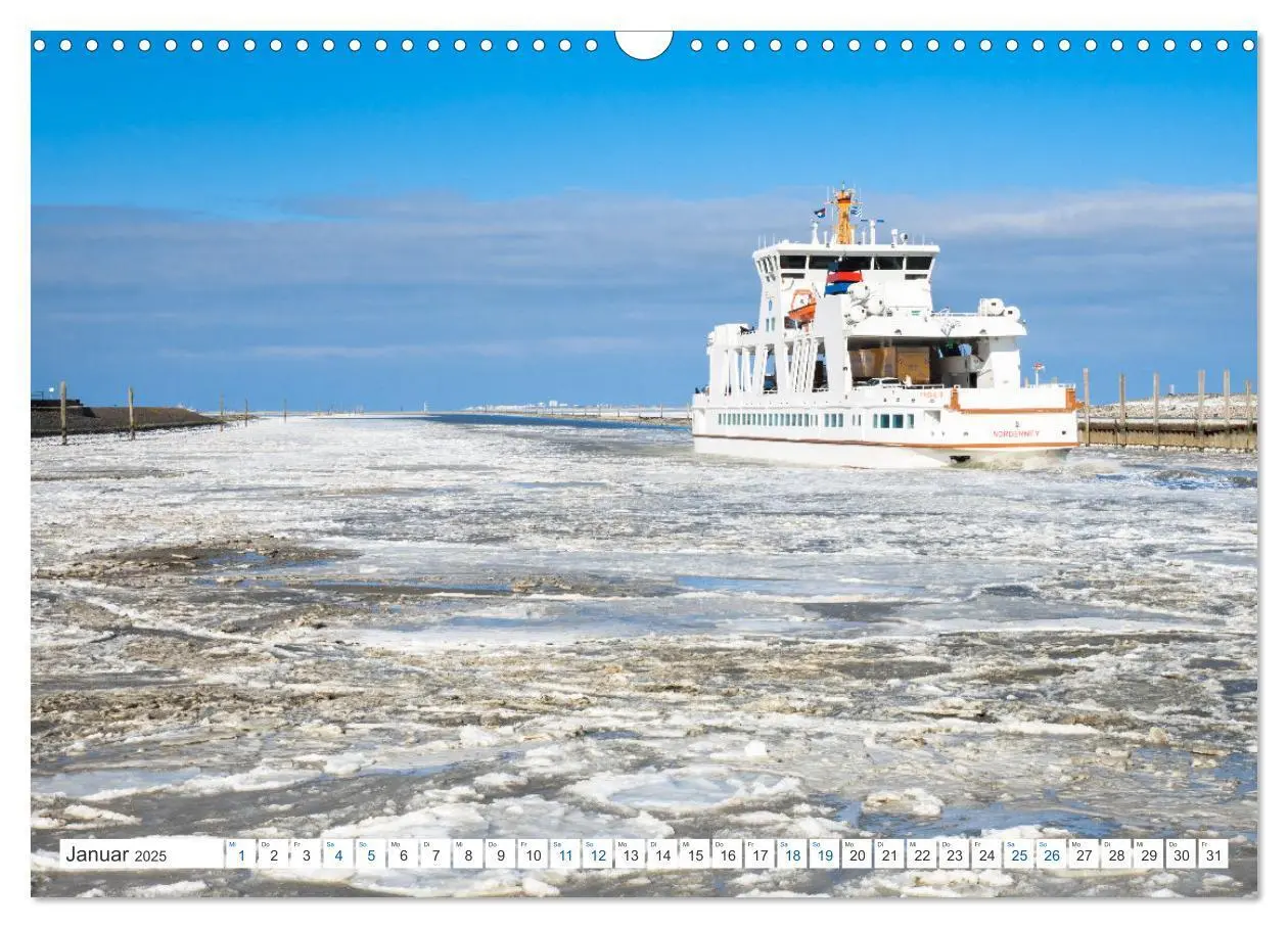 Bild: 9783457209400 | Norderney Sehnsuchtskalender (Wandkalender 2025 DIN A3 quer),...
