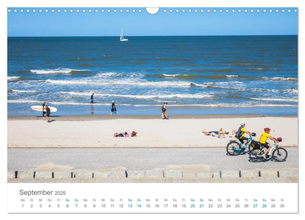 Bild: 9783457209400 | Norderney Sehnsuchtskalender (Wandkalender 2025 DIN A3 quer),...