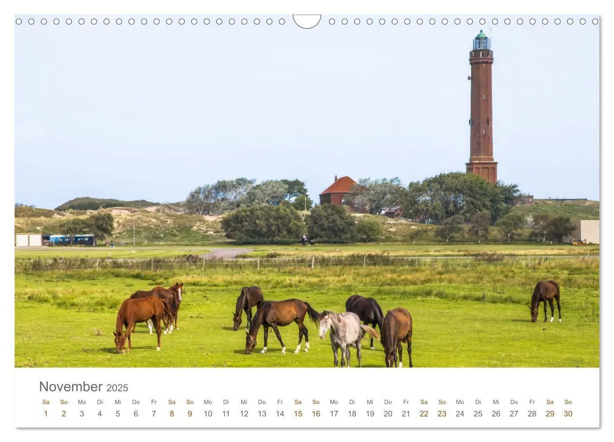 Bild: 9783457209400 | Norderney Sehnsuchtskalender (Wandkalender 2025 DIN A3 quer),...