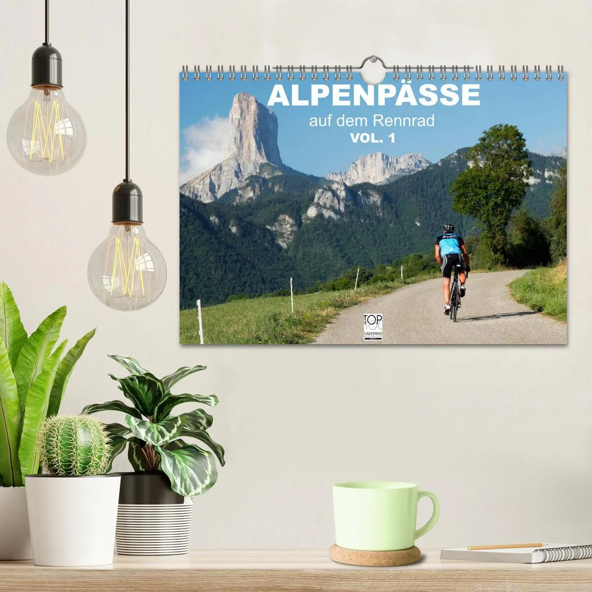 Bild: 9783516229400 | Alpenpässe auf dem Rennrad Vol. 1 (Wandkalender 2026 DIN A4 quer),...