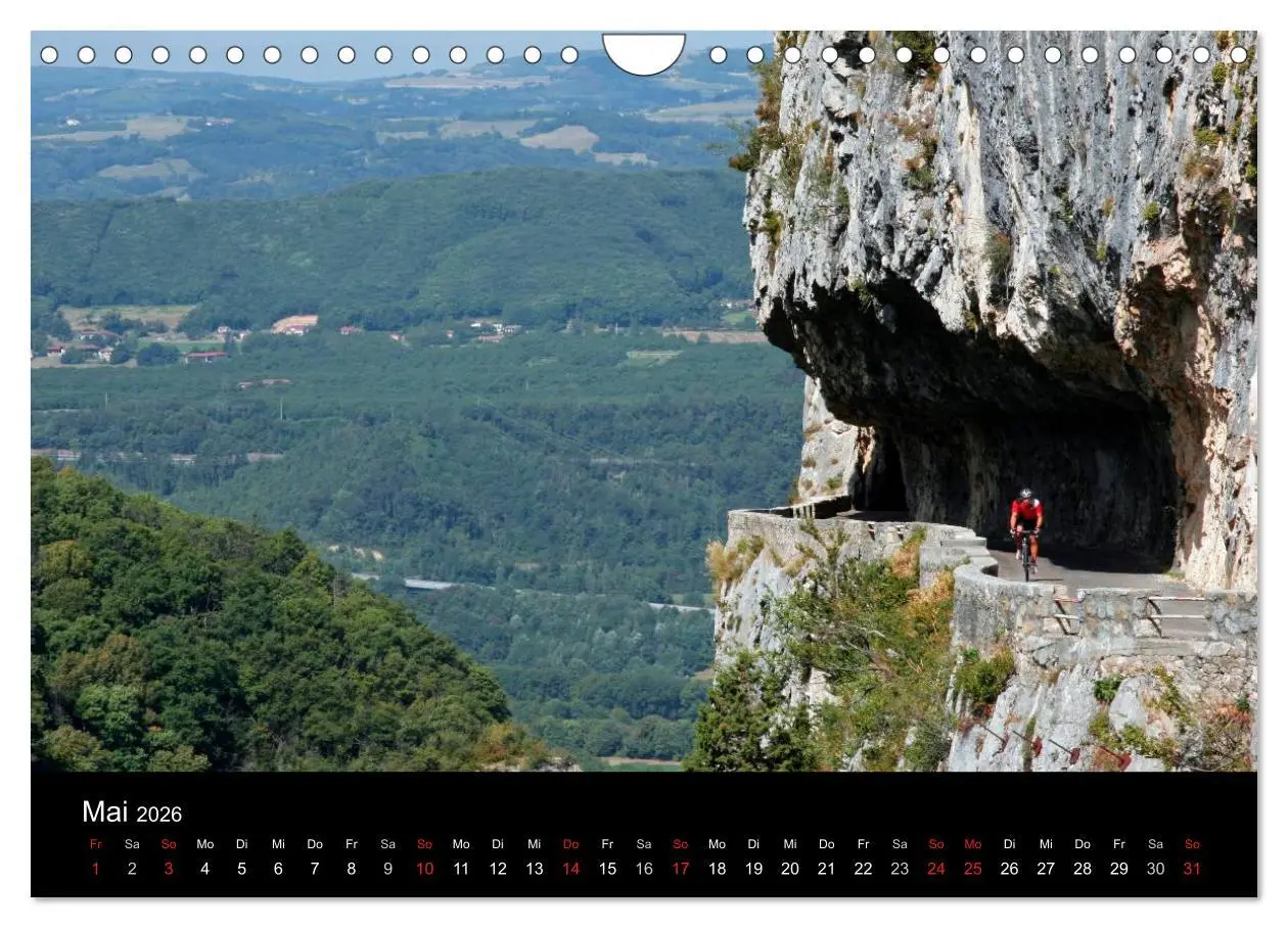 Bild: 9783516229400 | Alpenpässe auf dem Rennrad Vol. 1 (Wandkalender 2026 DIN A4 quer),...