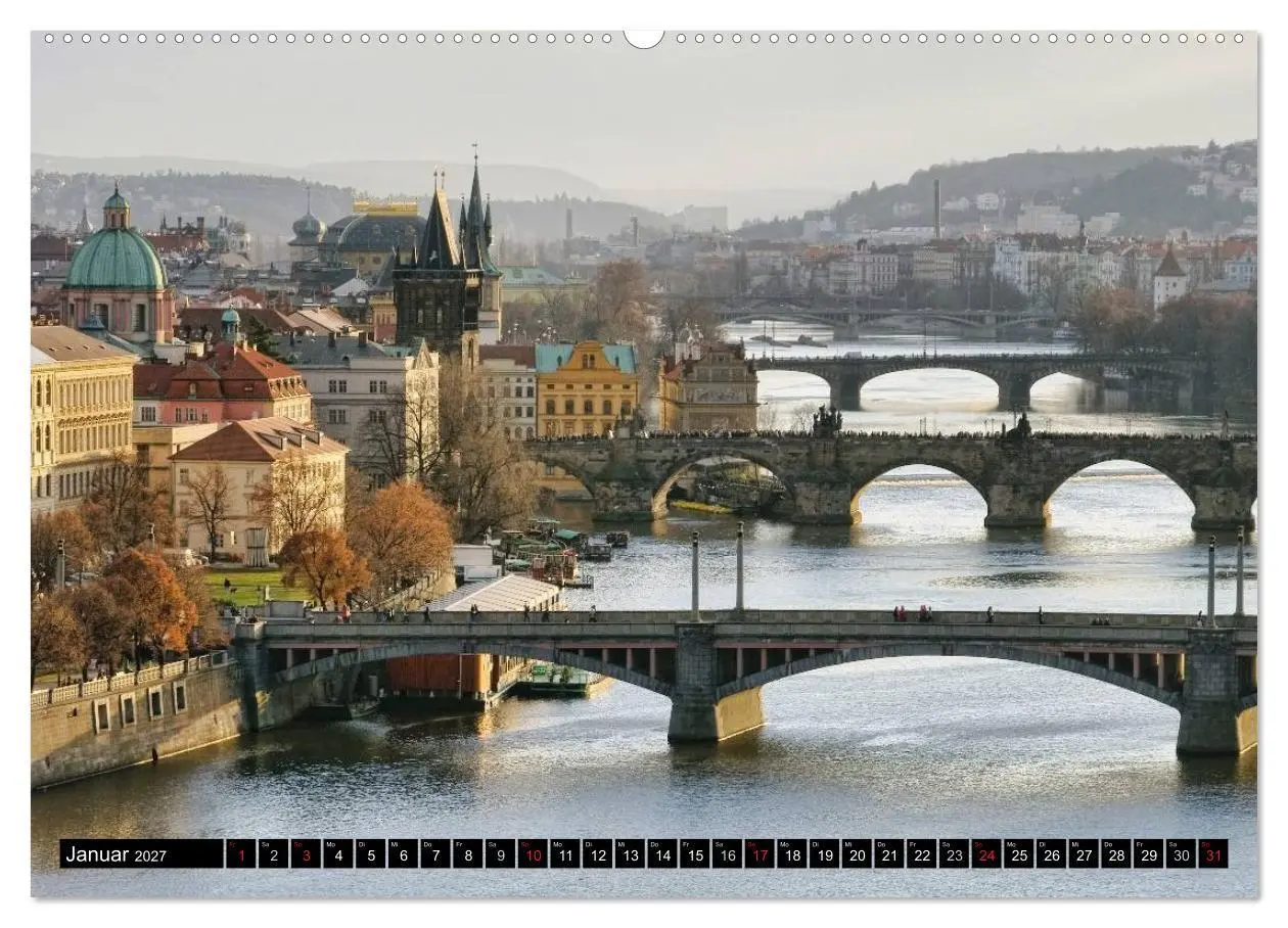 Bild: 9783594139400 | Tschechien (hochwertiger Premium Wandkalender 2027 DIN A2 quer),...