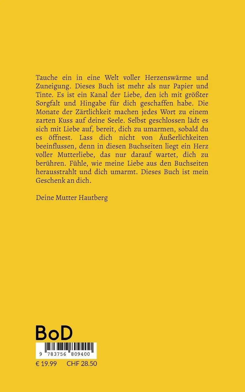 Rückseite: 9783756809400 | Dieses Buch ist ein energetisches Kuschelbuch | Mutter Hautberg | Buch
