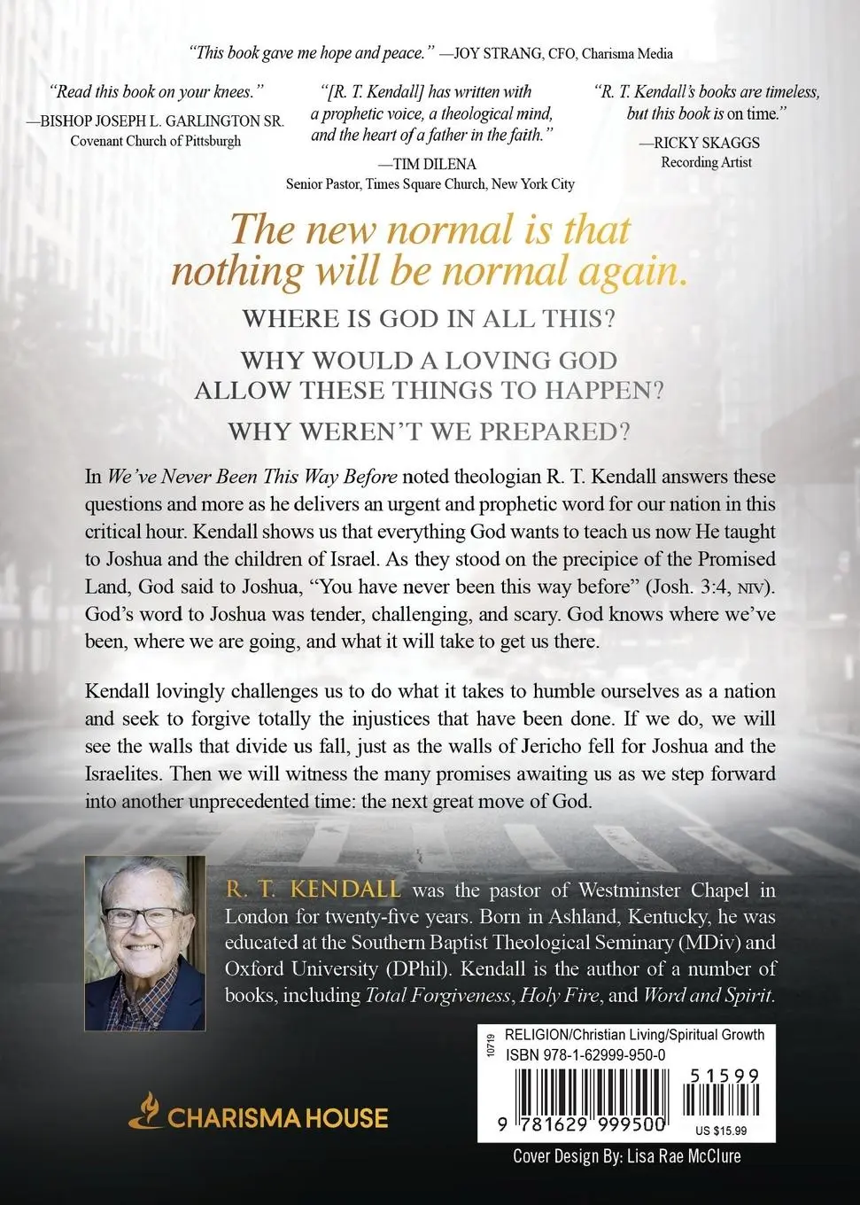 Rückseite: 9781629999500 | We've Never Been This Way Before | Trusting God in Unprecedented Times