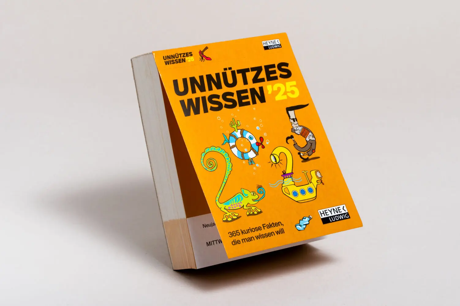 Bild: 9783453239500 | Unnützes Wissen 2025 | Christian Wolf | Kalender | Kalender | Deutsch