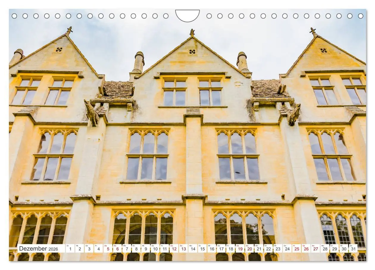 Bild: 9783457749500 | Die englischen Cotswolds (Wandkalender 2026 DIN A4 quer), CALVENDO...