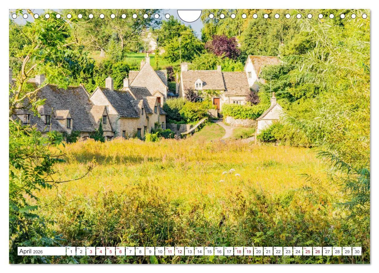 Bild: 9783457749500 | Die englischen Cotswolds (Wandkalender 2026 DIN A4 quer), CALVENDO...