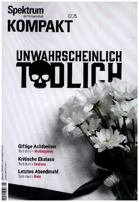 Cover: 9783958929500 | Spektrum Kompakt 2/2025 - Unwahrscheinlich tödlich | Wissenschaft