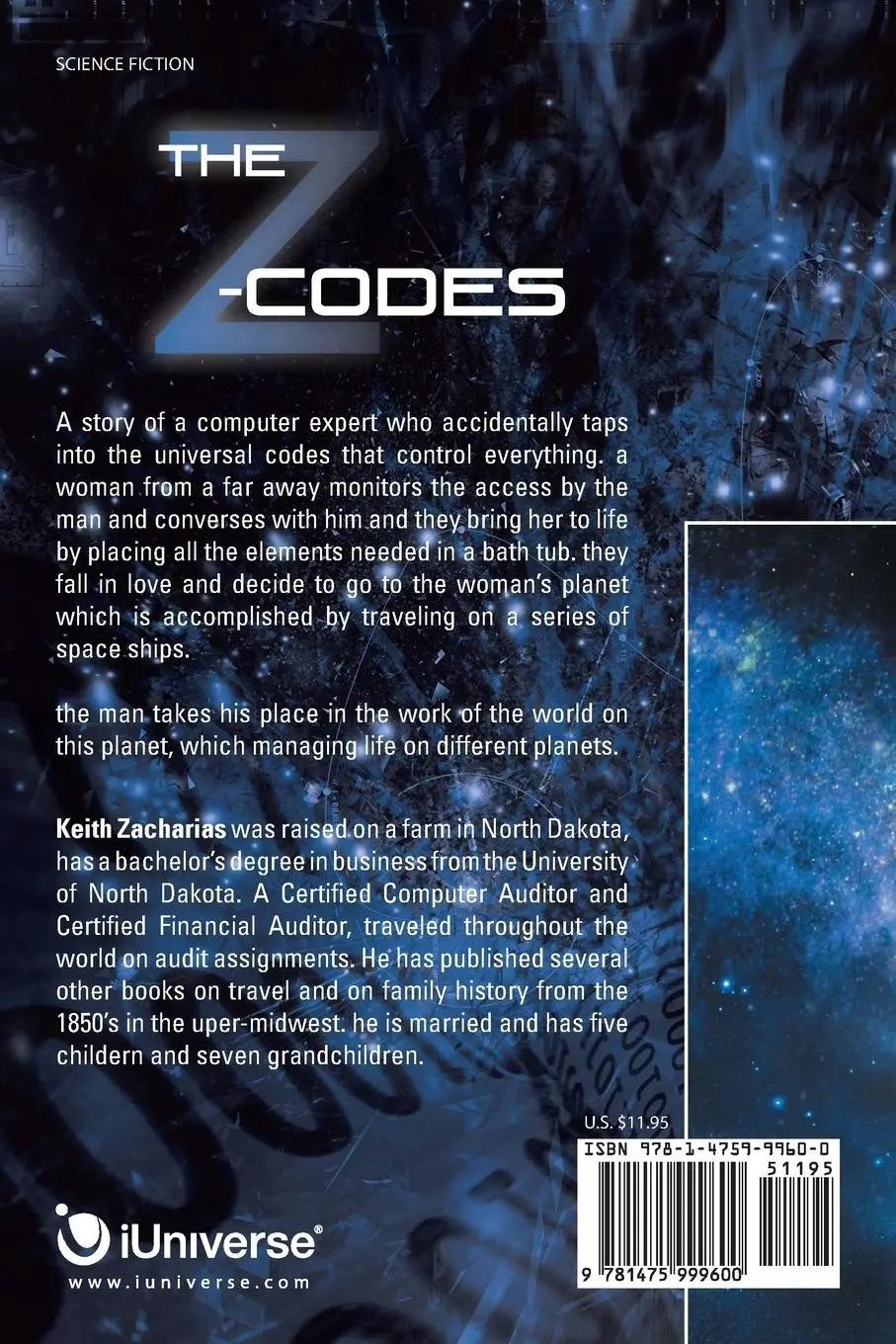 Rückseite: 9781475999600 | The Z-Codes | Keith B. Zacharias | Taschenbuch | Englisch | 2013