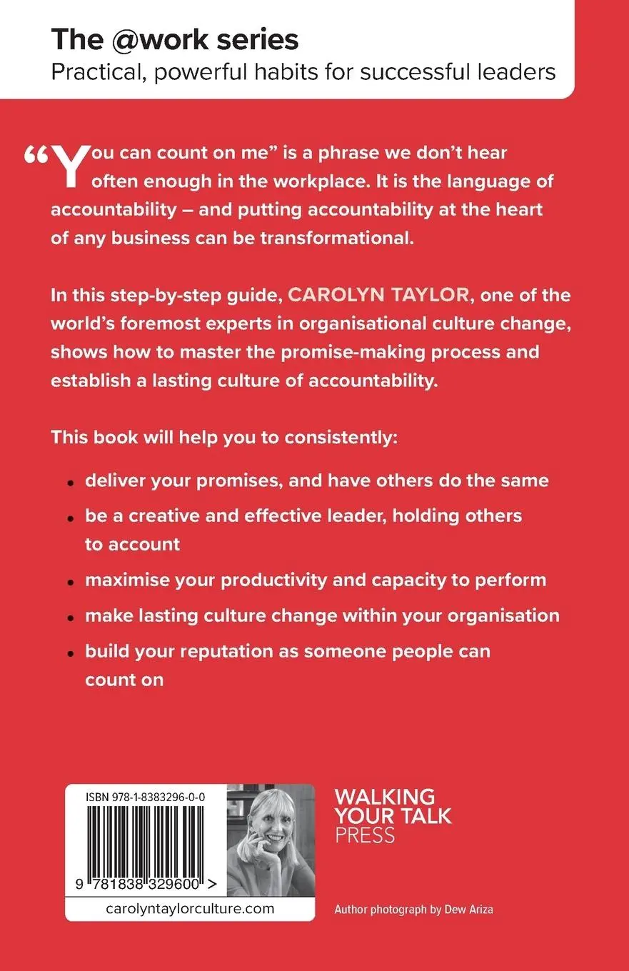 Rückseite: 9781838329600 | Accountability at Work | Carolyn Taylor | Taschenbuch | Englisch