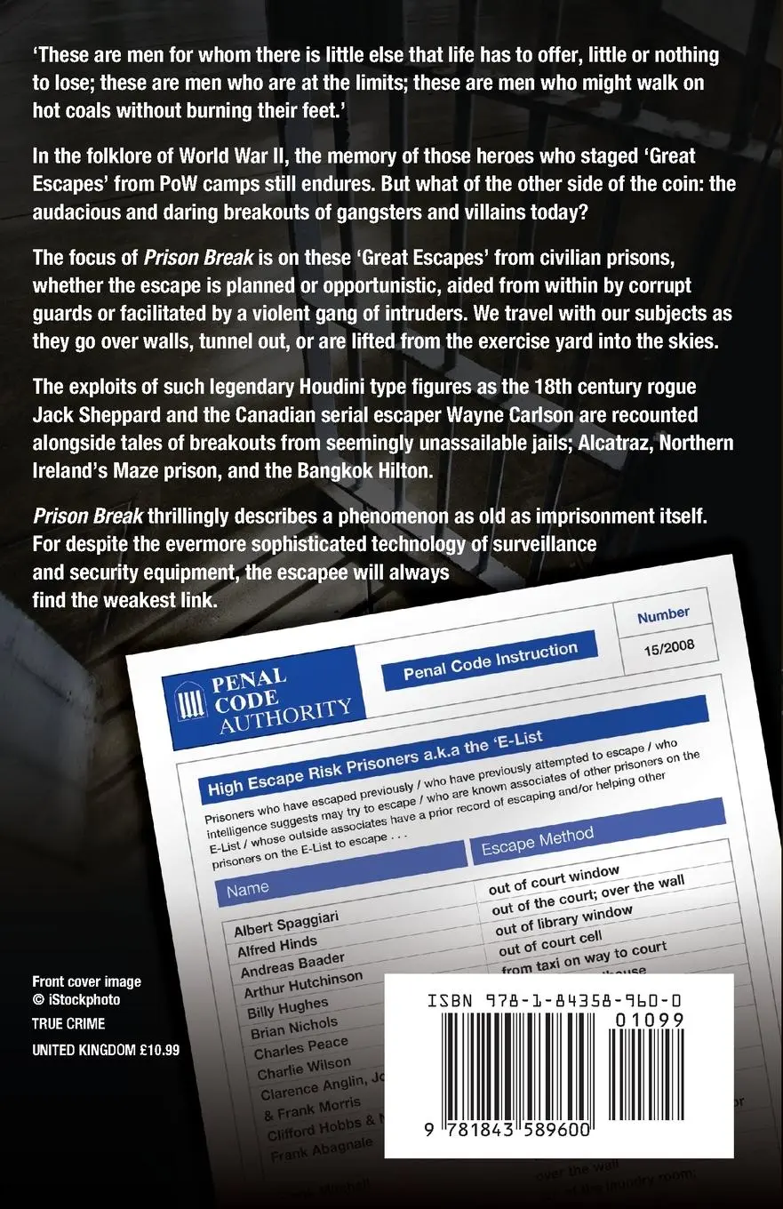 Rückseite: 9781843589600 | Prison Break - True Stories of the World's Greatest Escapes | Buck