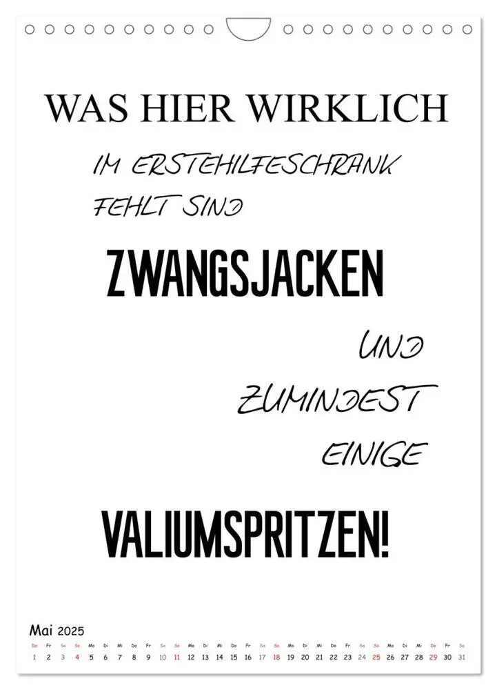 Bild: 9783435959600 | Typo-Kalender für das Büro. Gemeine und lustige Sprüche...