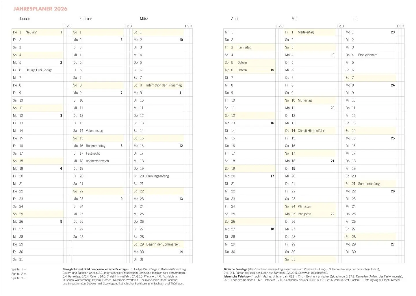 Bild: 9783756409600 | Lady Terminkalender A6 2026 | Heye | Buch | Kalenderbücher Heye | 2026
