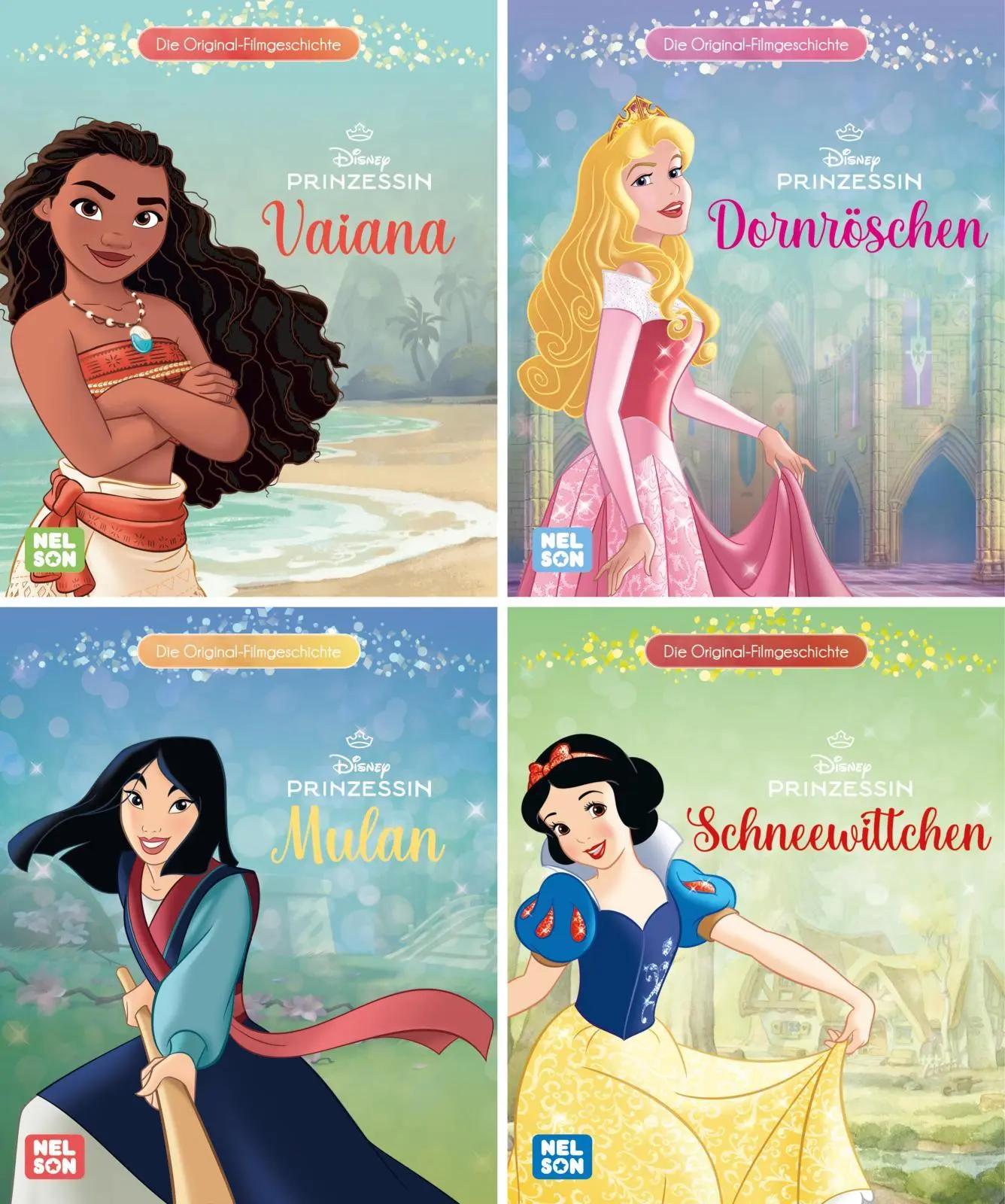 Cover: 9783845129600 | Nelson Mini-Bücher: 4er Disney Prinzessin 21-24 | Taschenbuch | 20 S.
