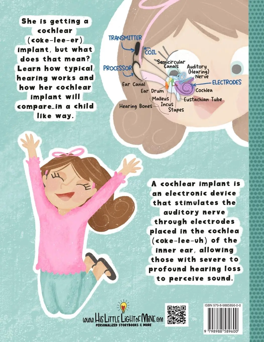 Rückseite: 9798988589600 | I'm Getting A Cochlear Implant! | Learn About How I Will Hear! | Dain