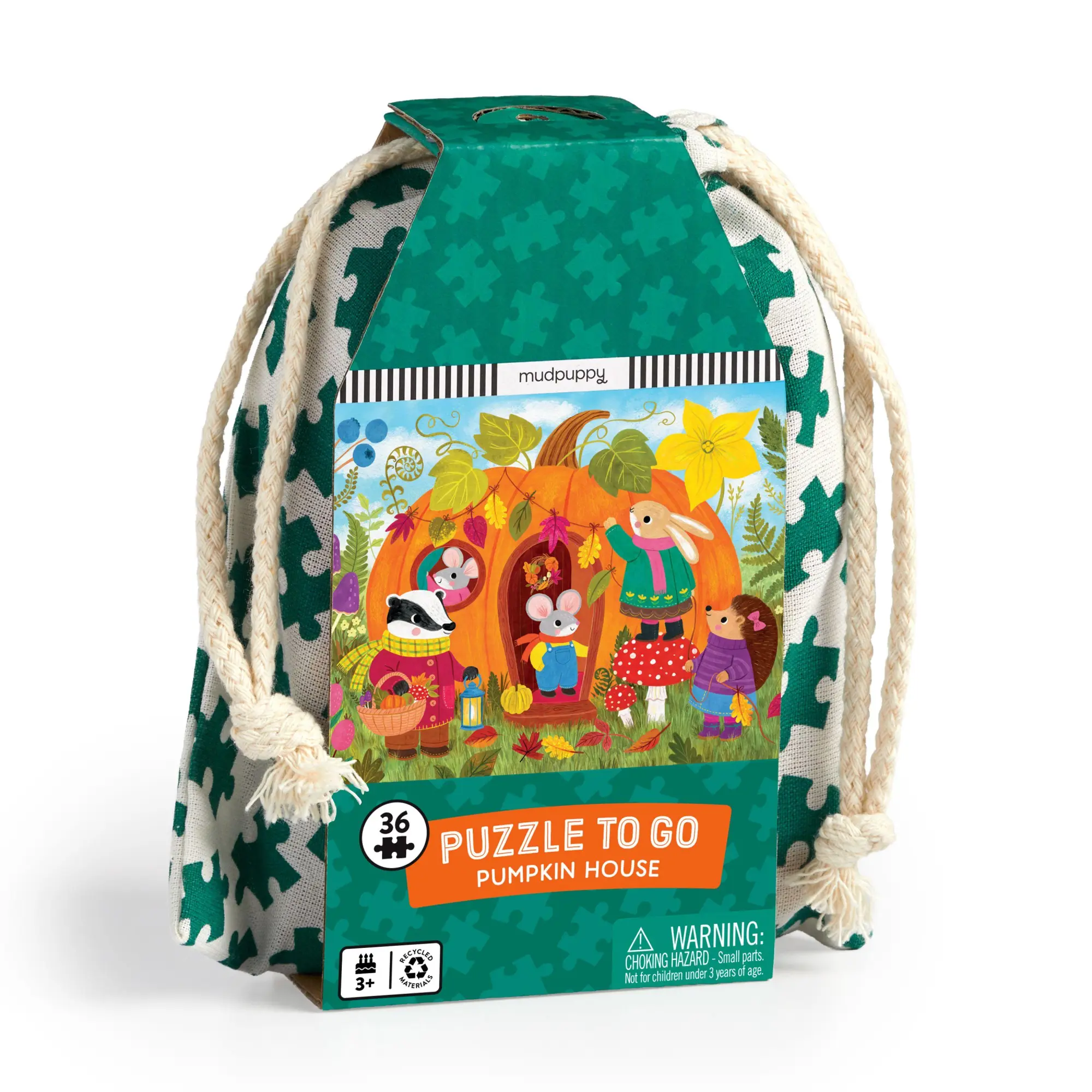 Cover: 9780735389700 | Pumpkin House 36 Piece Puzzle to Go | Mudpuppy | Spiel | Mudpuppy