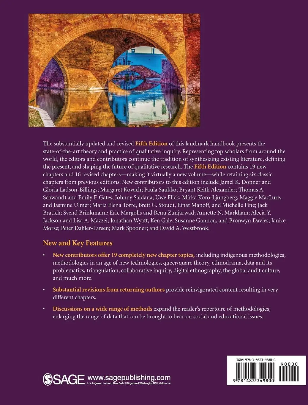 Rückseite: 9781483349800 | The SAGE Handbook of Qualitative Research | Yvonna S. Lincoln (u. a.)