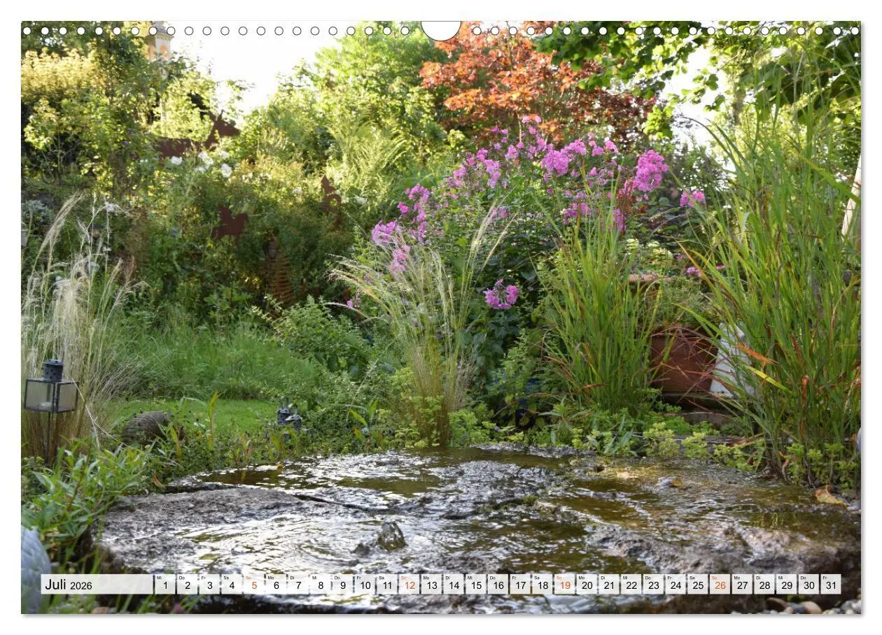 Bild: 9783457269800 | Momente im Garten (Wandkalender 2026 DIN A3 quer), CALVENDO...
