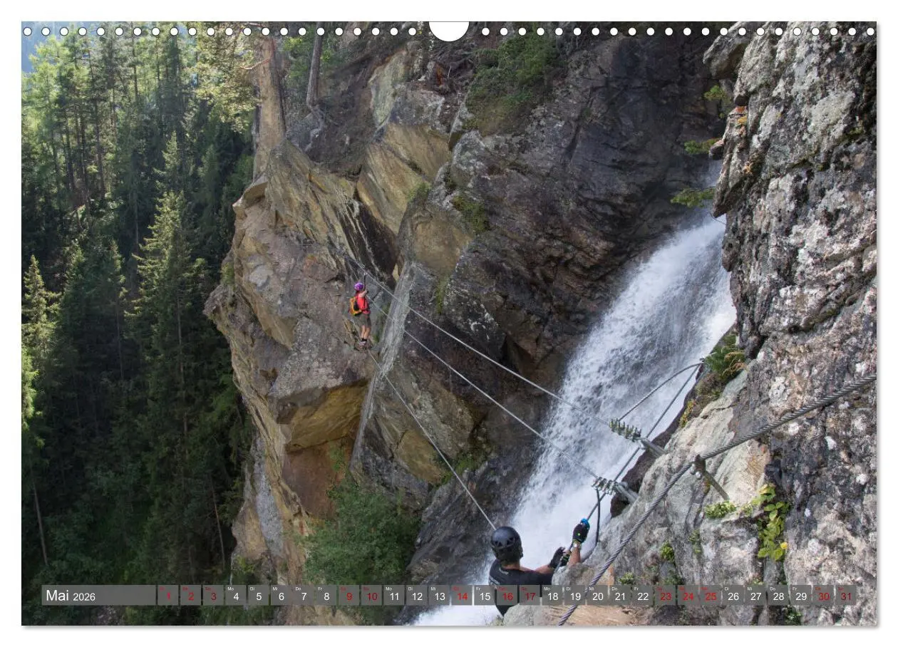 Bild: 9783457579800 | Via Ferratas - Klettersteige (Wandkalender 2026 DIN A3 quer),...