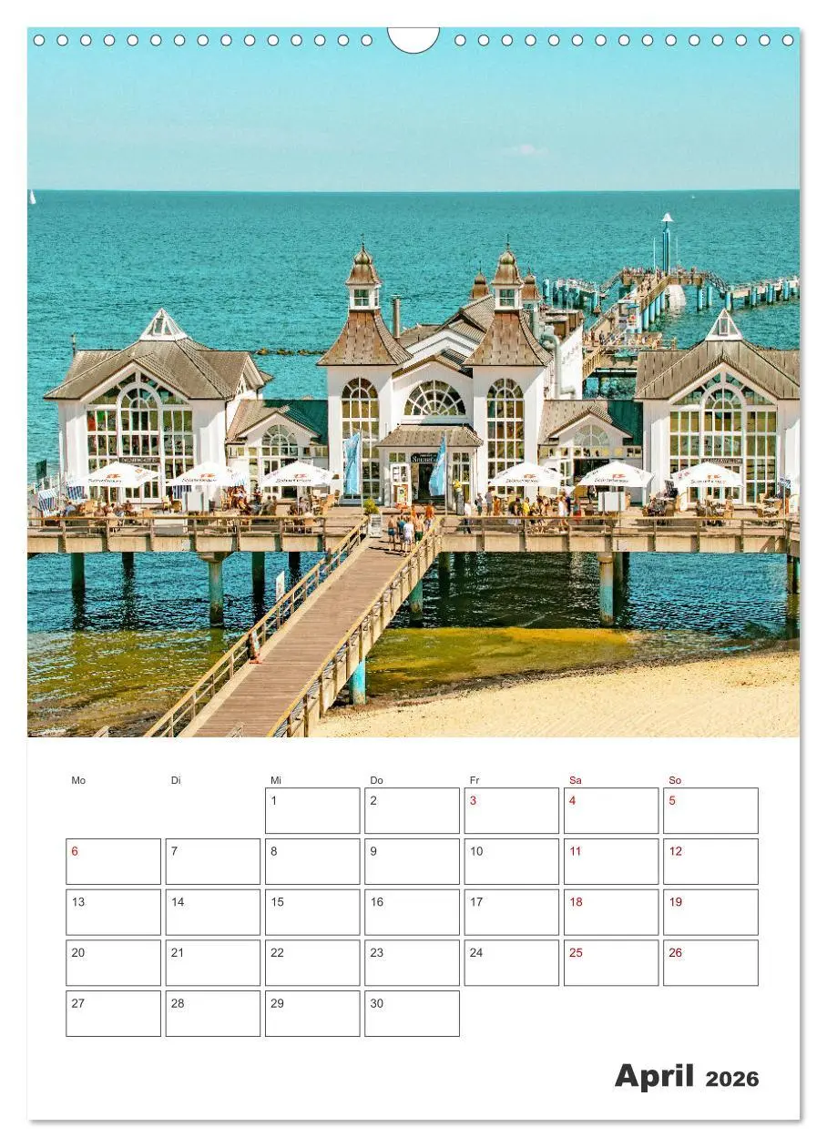 Bild: 9783516359800 | Rügen - Terminplaner (Wandkalender 2026 DIN A3 hoch), CALVENDO...