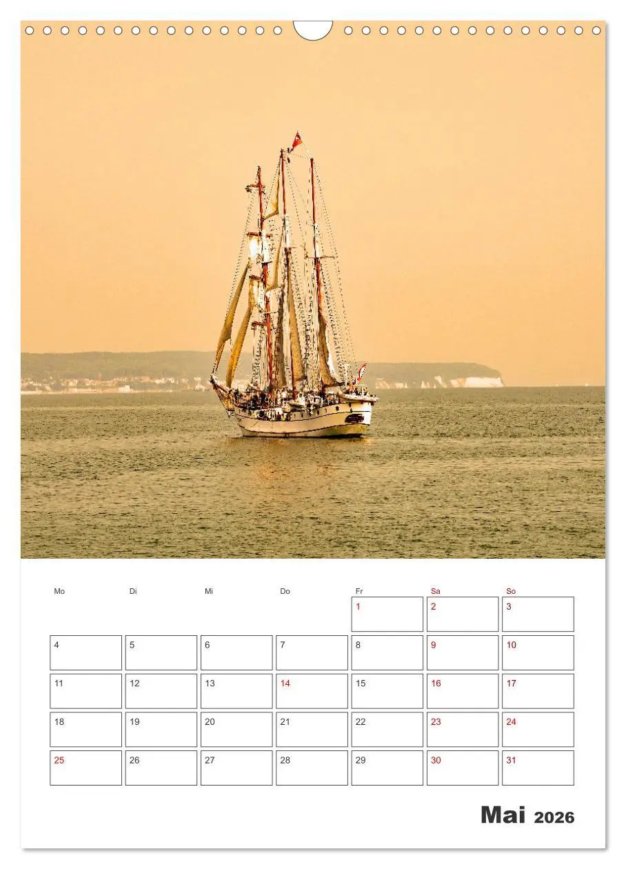 Bild: 9783516359800 | Rügen - Terminplaner (Wandkalender 2026 DIN A3 hoch), CALVENDO...